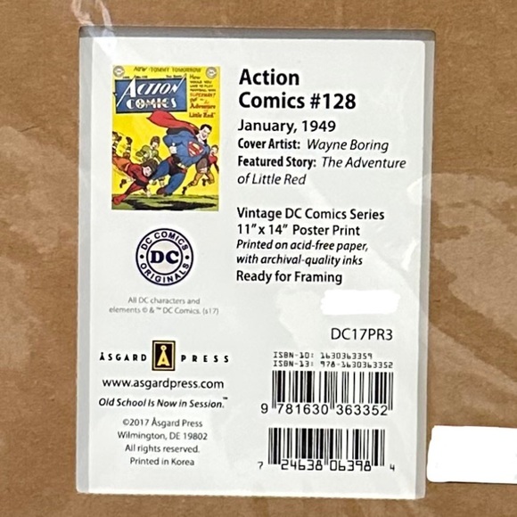 Poster: DC Comics - #128 Action Comics, January 1949 - Picture 2 of 3
